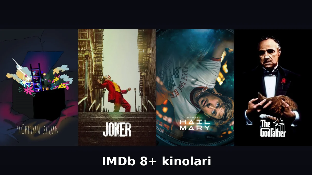 IMDb 8+ kinolari